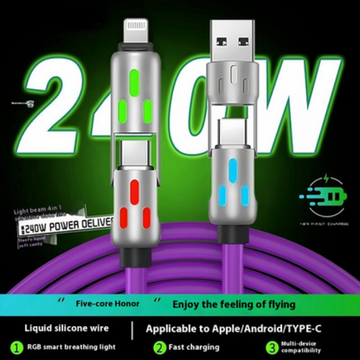 สายชาร์จ USB แบบ 4-in-1