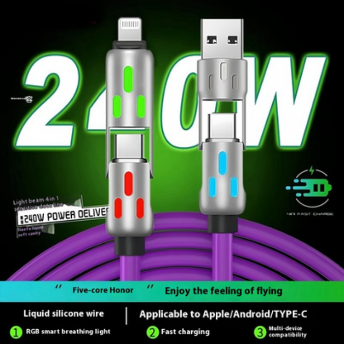 สายชาร์จ USB แบบ 4-in-1