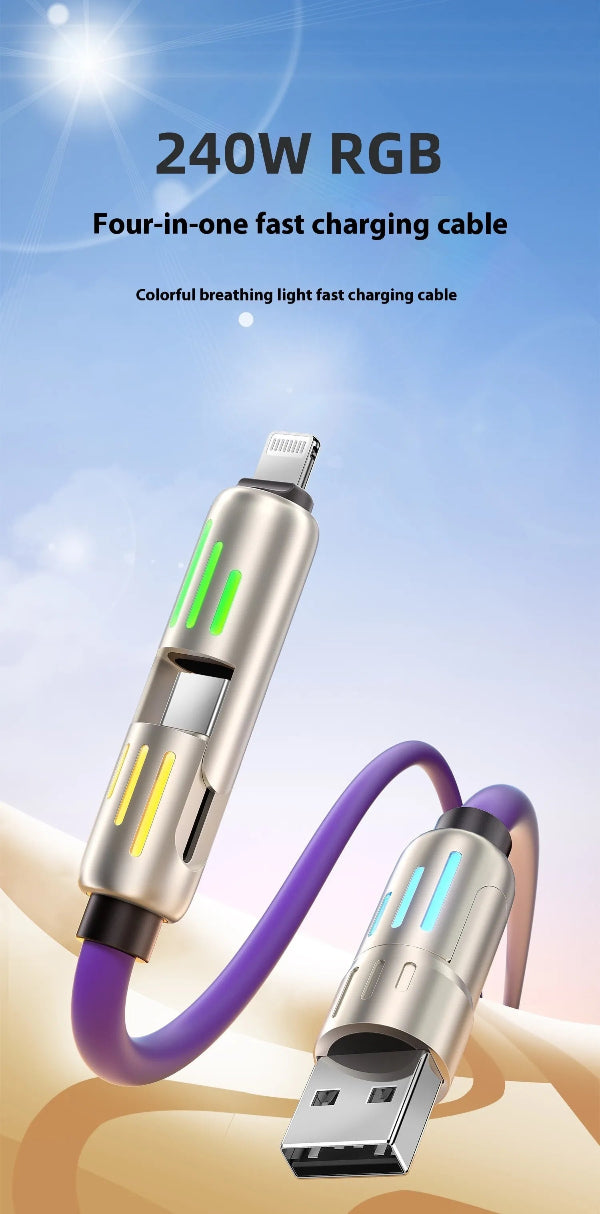 สายชาร์จ USB แบบ 4-in-1